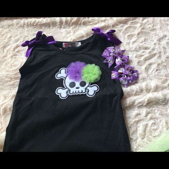 50% markdown NWT Skull Halloween Tutu Boutique - Picture 4 of 8